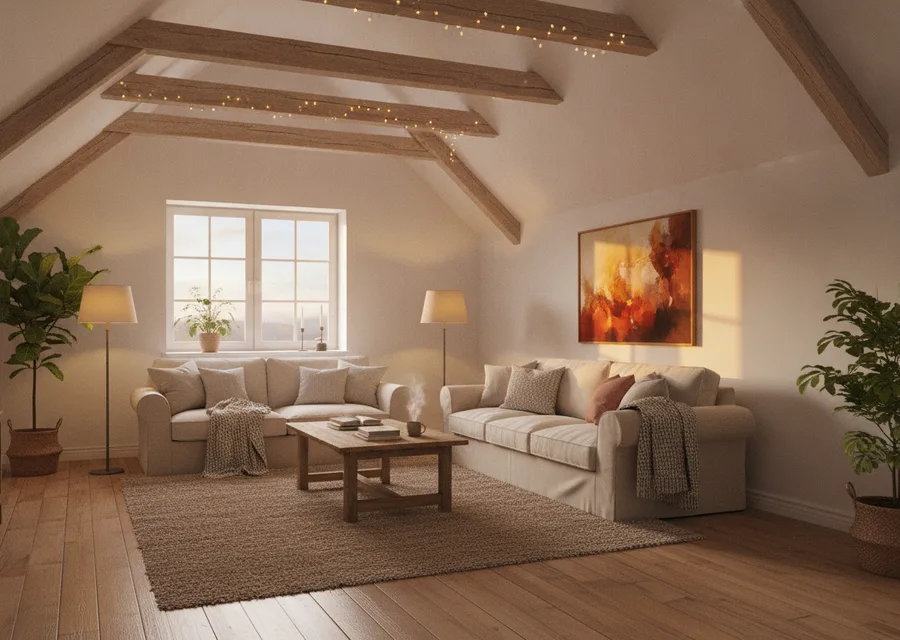 Intérieur rénové par un plâtrier-plaquiste en Haute-Garonne